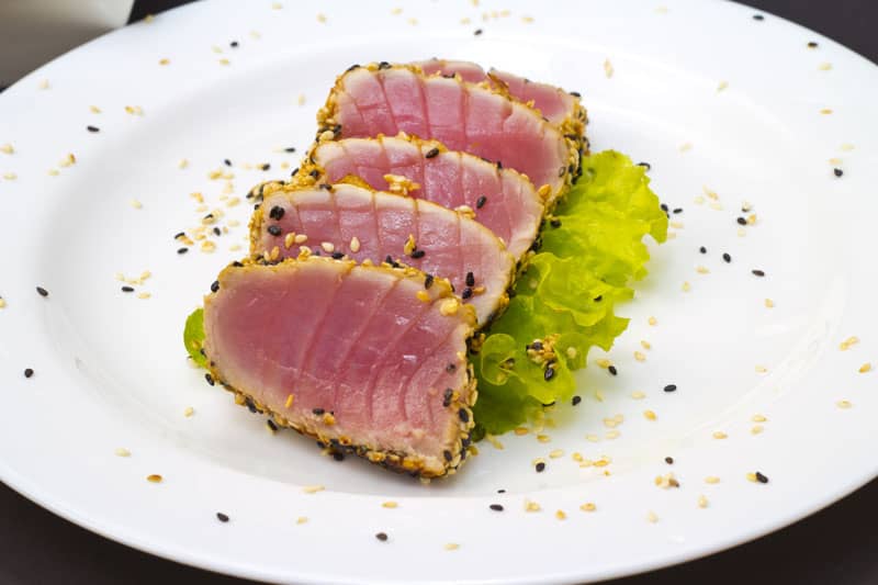 Sesame-Crusted-Seared-Tuna